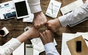 Making connections and partnerships in business